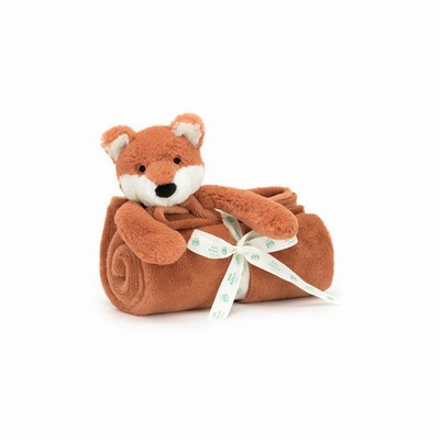 Jellycat Bashful Fox Cub Blankets USA | 58401JSLA